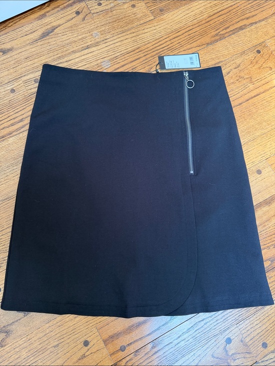 Olsen Europe Dresses & Skirts - NWT Olsen sz 14 Black faux wrap skirt - closet staple; capsule wardrobe